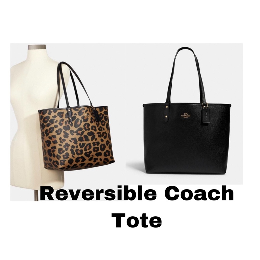 Coach Tote Leopard Print - Picture 3 of 9